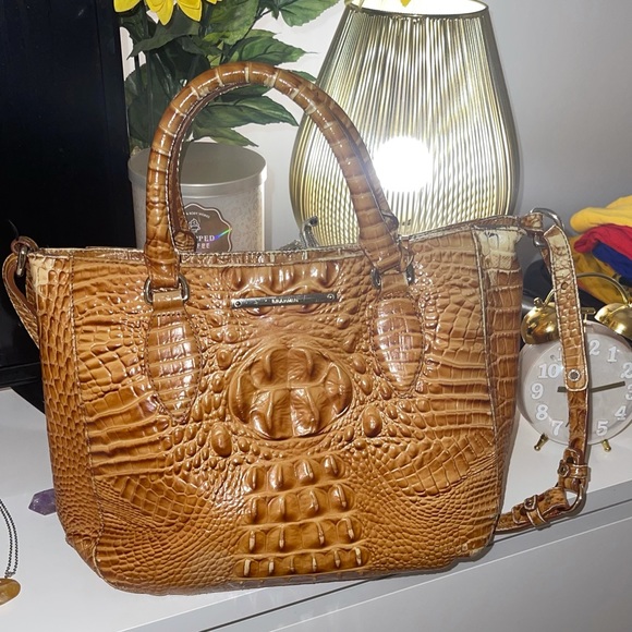 Brahmin Handbags - Brahmin Small Lena (Tan)